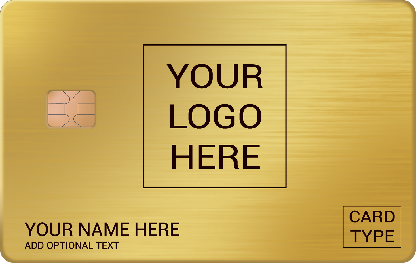 TARJETA METALICA 100% PERSONALIZADA