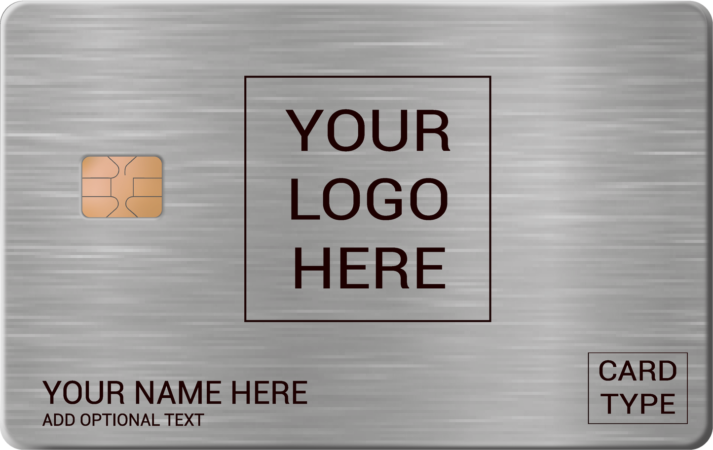 TARJETA METALICA 100% PERSONALIZADA