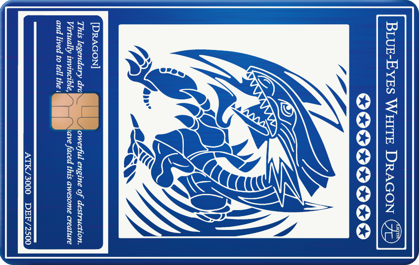 BLUE EYES WHITE DRAGON