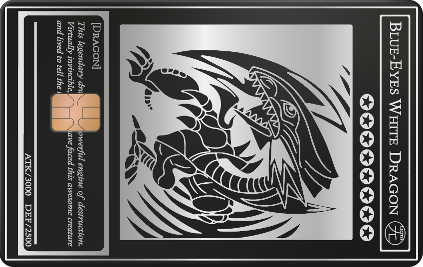 BLUE EYES WHITE DRAGON