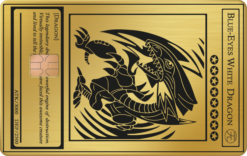 BLUE EYES WHITE DRAGON