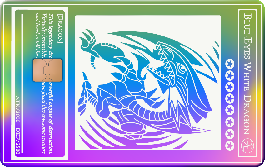 BLUE EYES WHITE DRAGON