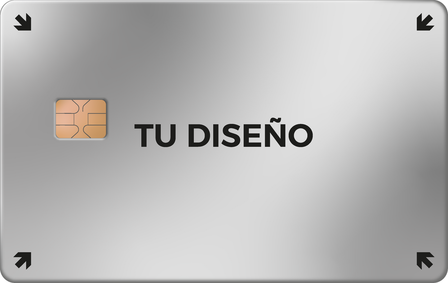 TARJETA METALICA 100% PERSONALIZADA