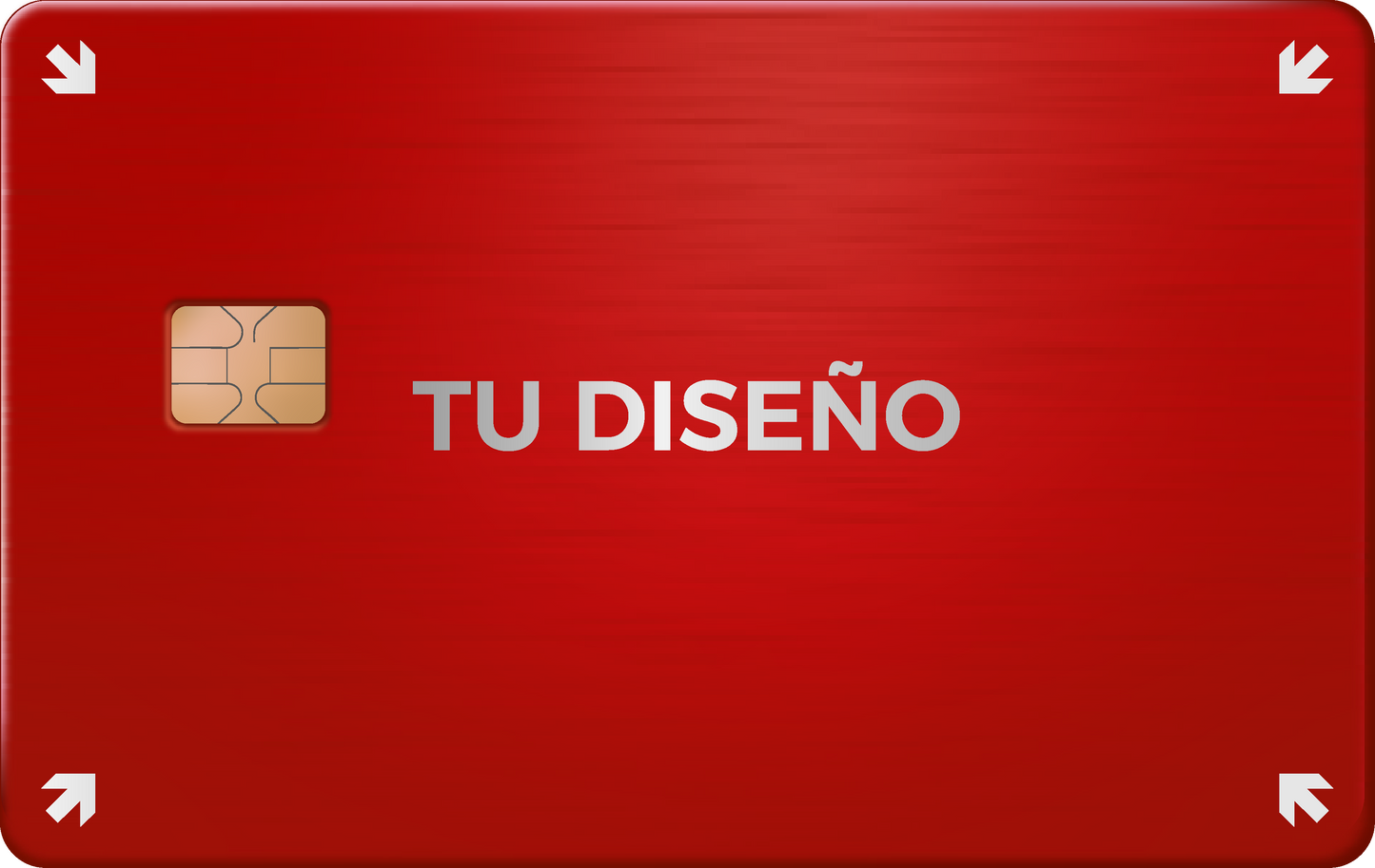 TARJETA METALICA 100% PERSONALIZADA