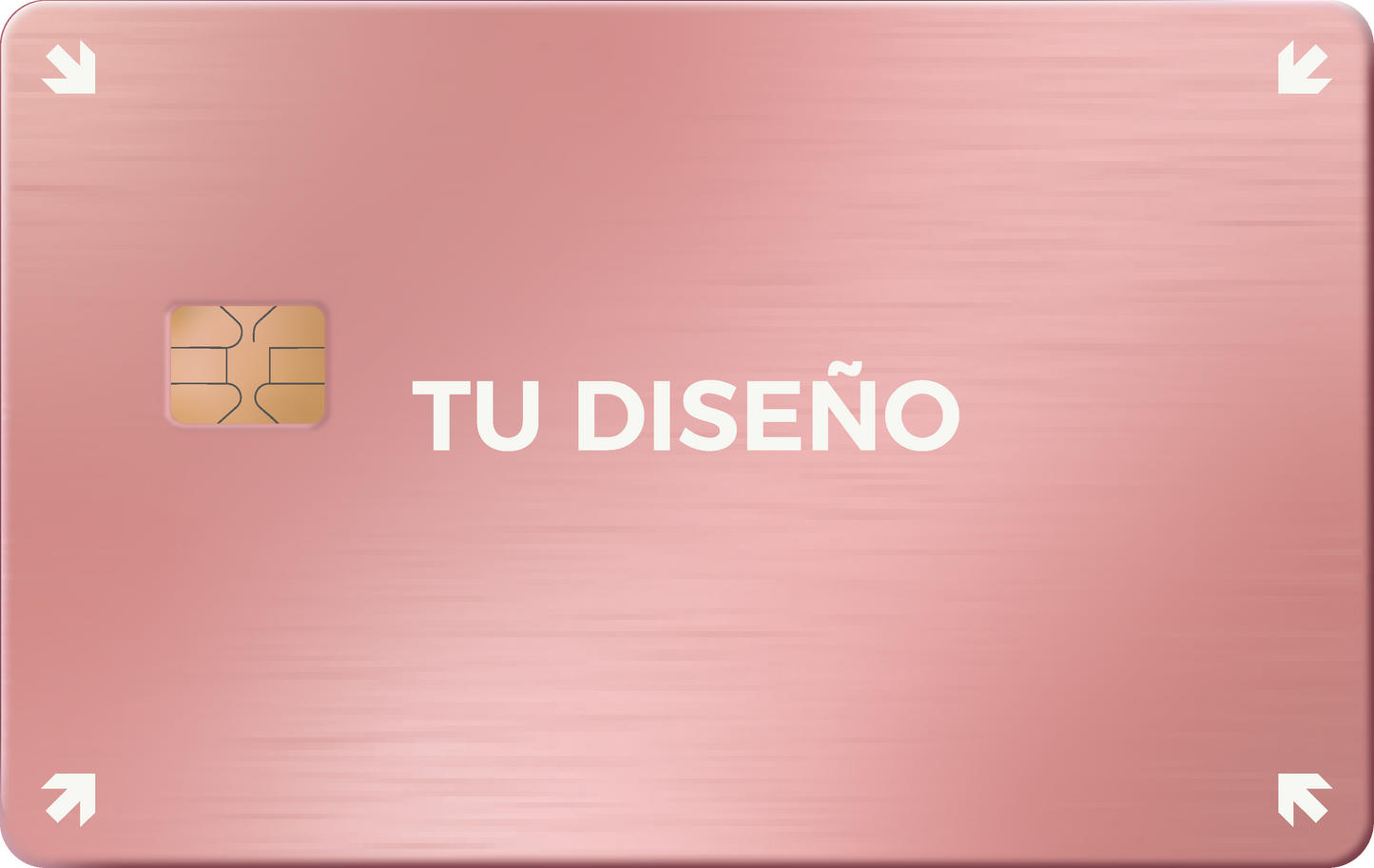 TARJETA METALICA 100% PERSONALIZADA