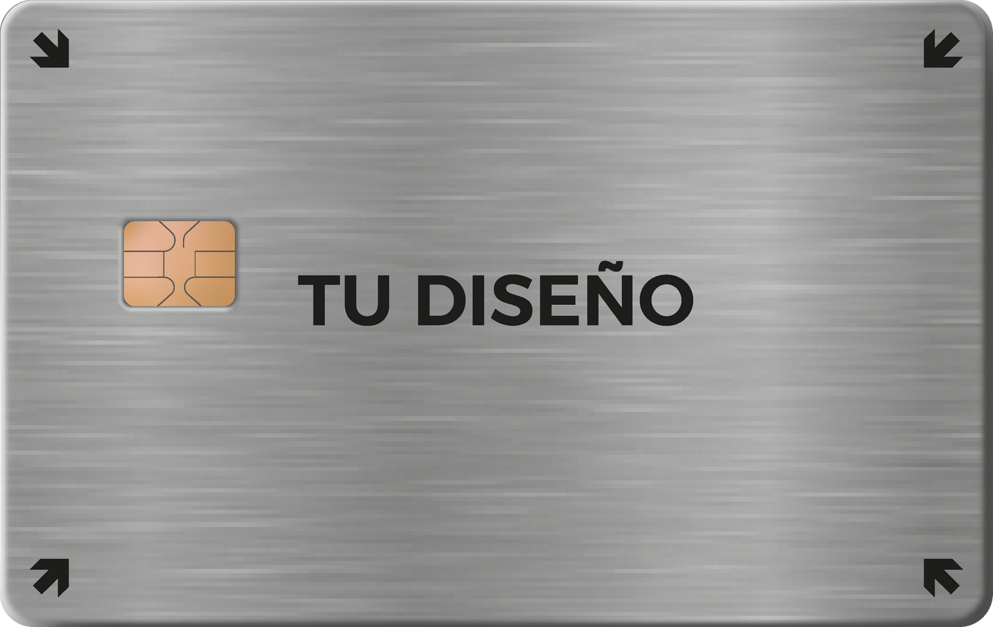 TARJETA METALICA 100% PERSONALIZADA